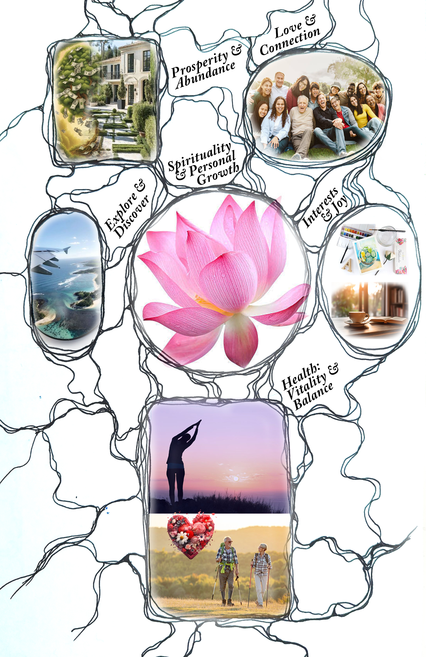 Neurographica Drawing Vision Board 