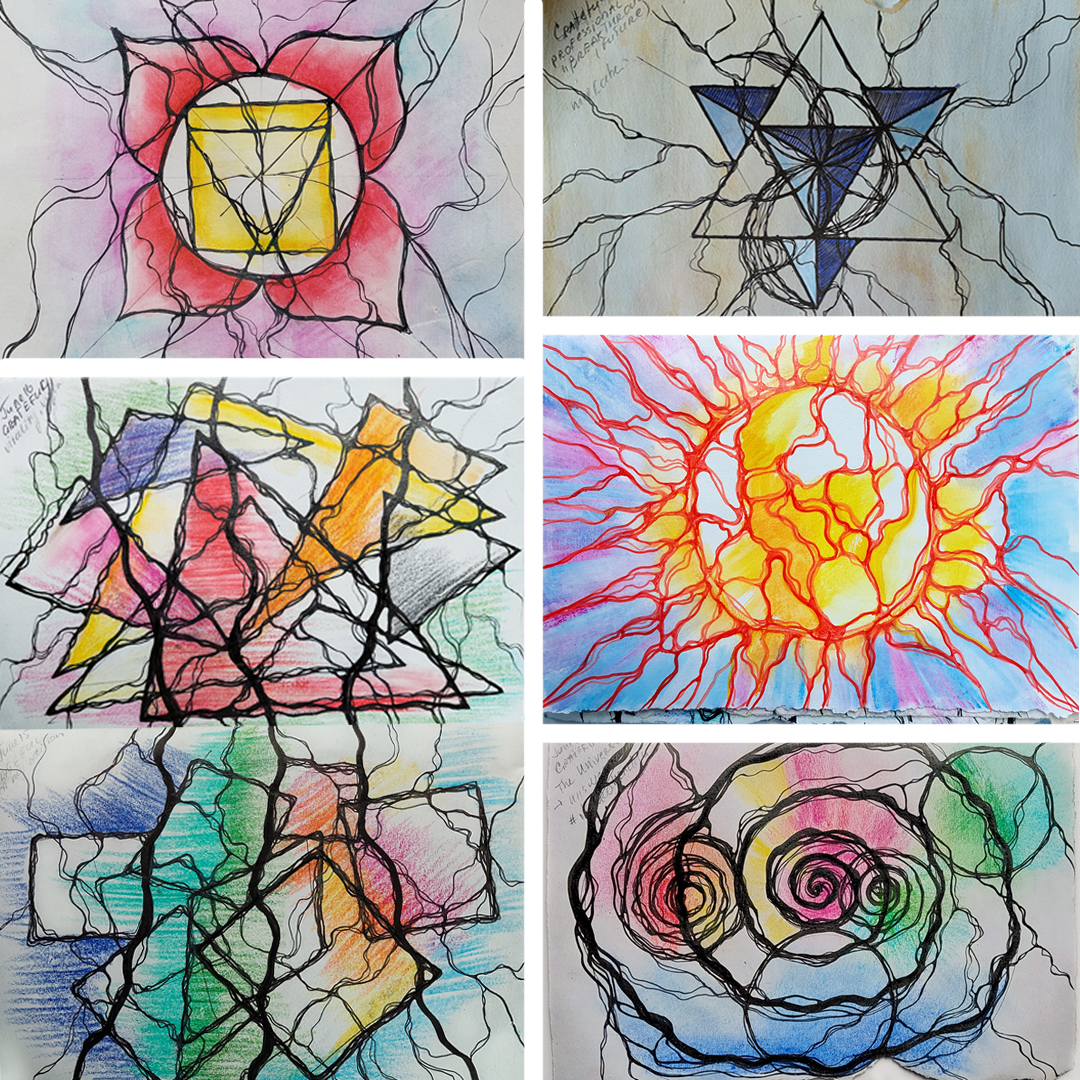 Neurographic Art drawings