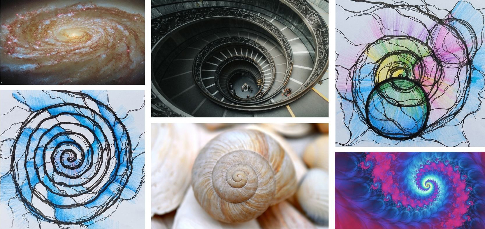What happens when we draw spirals?